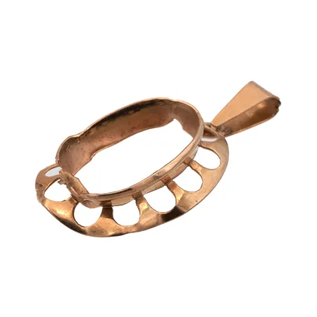 Viallinen riipuksen runko, 585, Paino: 1,4 g