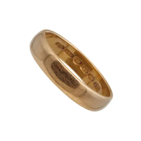 Sileä sormus, kaiverrettu, koko 18, 750, Paino: 4,2 g