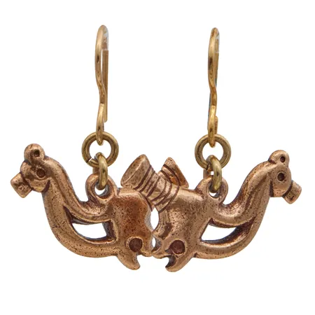 Korvakorut Kalevala, Lintunen, korkeus 30mm, pronssia