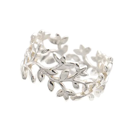 Sormus, koko 18, 925, Paino: 3,7 g