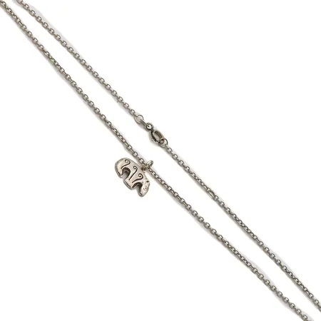 Kaulakoru Kalevala, Kalevankarhu, pituus 38/41cm, riipuksen korkeus 15mm, laatikko, 925, Paino: 5,8 g