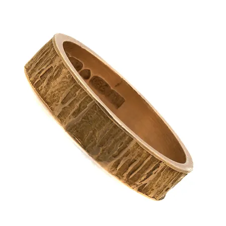 Kuvioitu sormus, Lapponia, koko 16¾, 750, Paino: 4,3 g