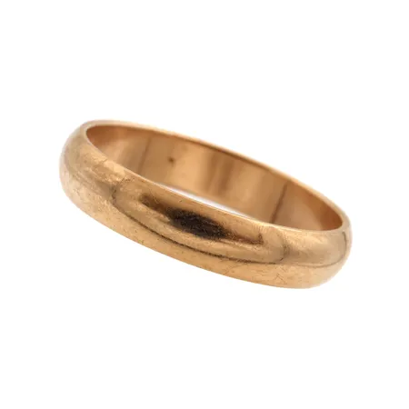 Sileä sormus, koko 17, 585,  Paino: 2,7 g