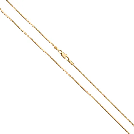 Käärme-kaulaketju, pituus 46cm, leveys 1mm, 585, Paino: 5,1 g