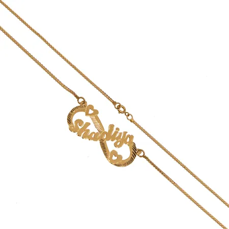 Nimikaulakoru, pituus 45cm, 750, Paino: 6,9 g