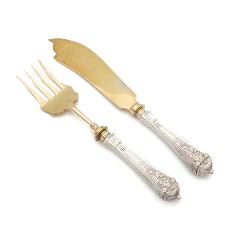 Tarjoiluottimet, pituus 242-280mm, 875br, Paino: 204,4 g