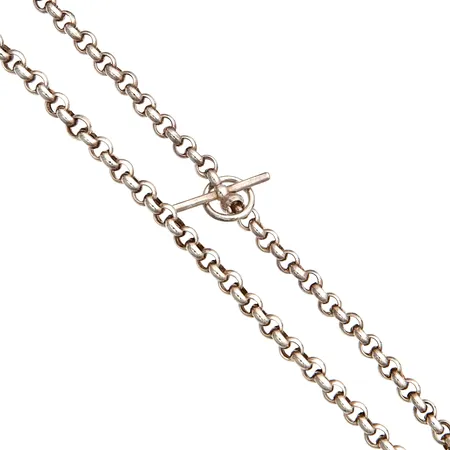 Papukaulaketju, pituus 45cm, leveys 5mm, 925, Paino: 19 g