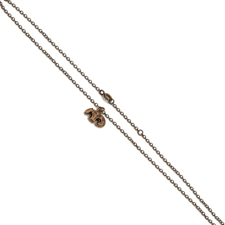 Kaulakoru Kalevala Koru rintaneulalla, Kalevankarhu, ketjun pituus 43-46cm, riipuksen korkeus 15mm, pronssia