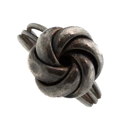 Kuvioitu sormus, koko 15½, 925, Paino: 3 g