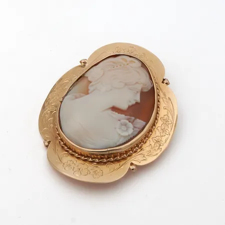 Cameerintaneula, mitat 68x90mm, kaiverrettu, 750br, Paino: 51,8 g