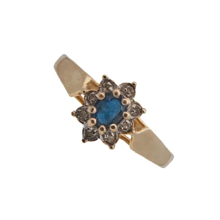 Dianasormus timanteilla 8xn.0.005ct, koko 18¾, 585,  Paino: 2 g