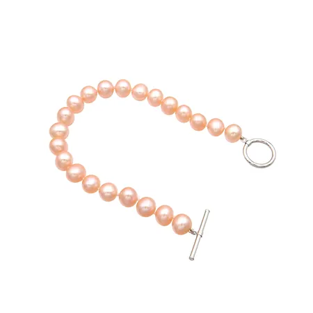 Rannekoru, pituus 210mm, jäljitelmähelmiä, lukko 925, Paino: 19,1 g