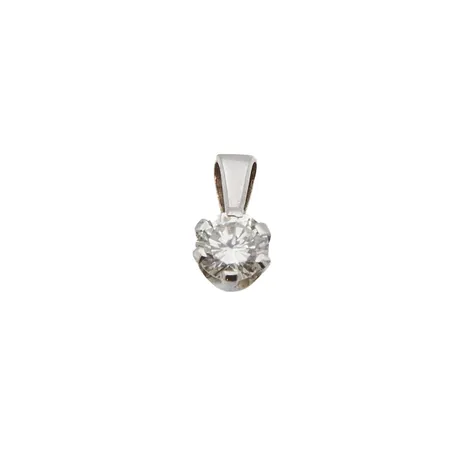 Timanttiriipus 1xn.0.17ct, korkeus 18mm, 750, Paino: 0,3 g