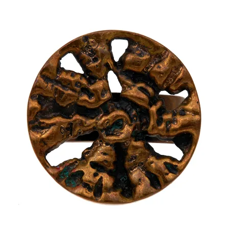 Sormus, koko muunneltavissa, design Pentti Sarpaneva, pronssia