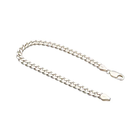 Panssariranneketju, pituus 195mm, 925, Paino: 11,5 g