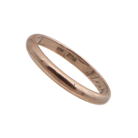 Sileä sormus, kaiverrettu, 18½, 375, Paino: 2,2 g