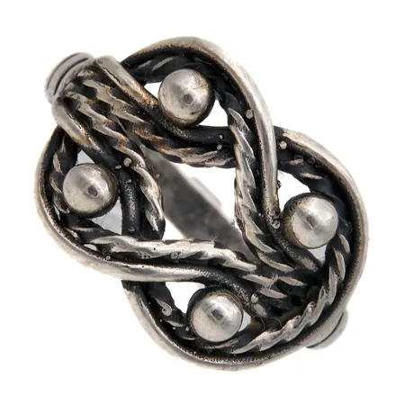 Sormus, Kalevala, Teljänneito, koko 16, 925, Paino: 3,2 g