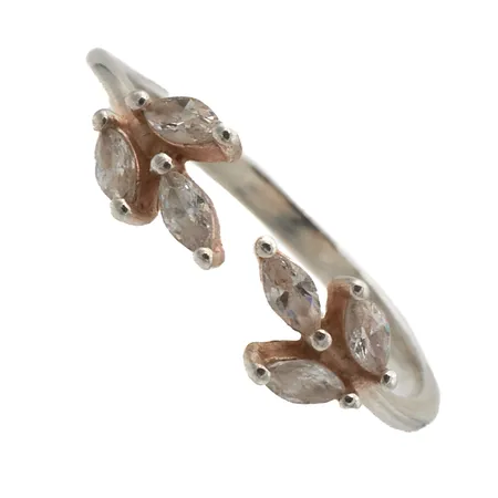 Kivisormus, koko 19, 925br, Paino: 1,7 g