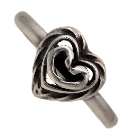 Sormus, Talon Sydän, Kalevala, koko 19, 925, Paino: 2,5 g