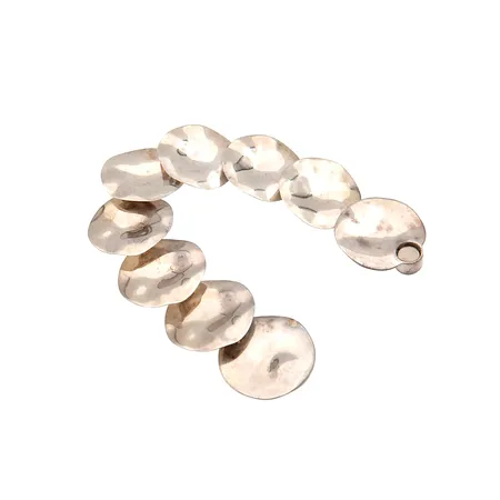 Rannekoru, pituus 190mm, leveys 25mm, magneettilukko, 925br, Paino: 27,4 g