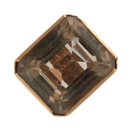 Kivisormus, koko 19, kaiverrettu, 585br, Paino: 24,2 g