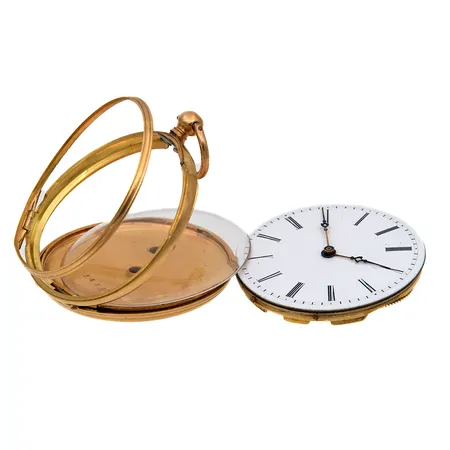 Viallinen taskukello, 585br, Paino: 25,8 g