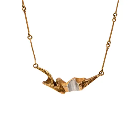 Kaulakoru, Lapponia, Joonatan, design Björn Weckström, pituus 40,5cm, vuodelta 1988, 585,  Paino: 6,9 g