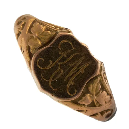 Viallinen sormus, 750,  Paino: 15,3 g