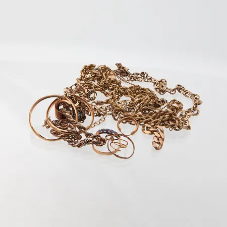 Viallisia kultakoruja, 585br,  Paino: 45,4 g