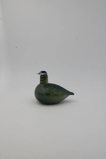 Lasilintu, Fasaani, Kansallis-Osake-Pankki, signeeraus O. Toikka Nuutajärvi Notsjö, korkeus 140mm, 