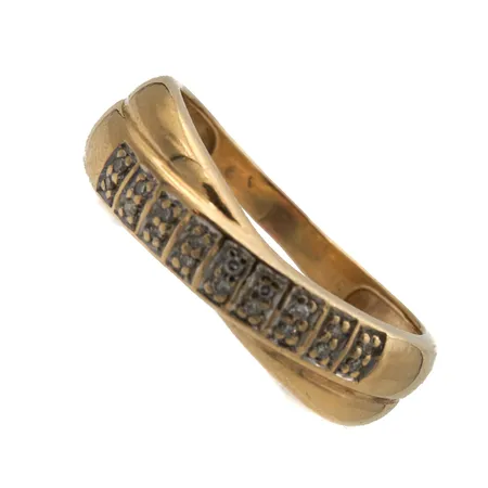 Timanttisormus 18xn0.005ct, koko 19, 585br,  Paino: 3,6 g