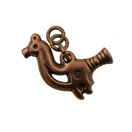 Riipus, Kalevala, Lintunen, korkeus 18mm, pronssia