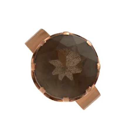 Kivisormus, koko 16½, 585br,  Paino: 4 g