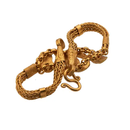 Rannekoru, pituus 170mm, käytön jälkiä, 965,  Paino: 15,2 g