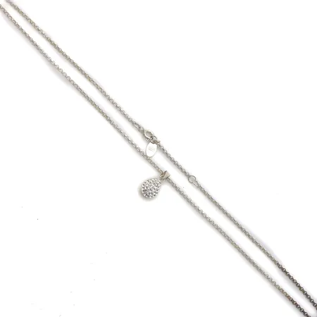 Kaulakoru, pituus 42/45cm, Kultajousi Oy, 925br, Paino: 3 g