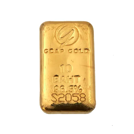 Kultaharkko, S2058, 10 Baht, 965, Paino: 152,5 g