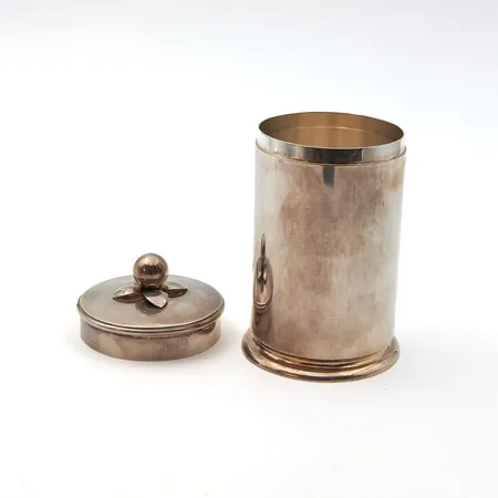 Säilytyspurkki, korkeus 14cm, 925, Paino: 306,4 g