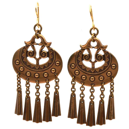 Korvakorut Kalevala Kuutar, korkeus 65mm, pronssia