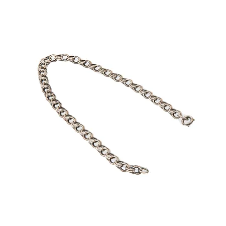 Bismarck-ranneketju, pituus 195mm, leveys 5mm, lukko viallinen, 925, Paino: 5,6 g