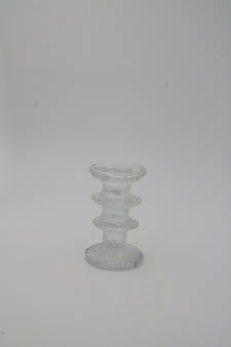 Kynttilänjalka, Festivo, Iittala, design Timo Sarpaneva, signeeraus TS. korkeus 125mm