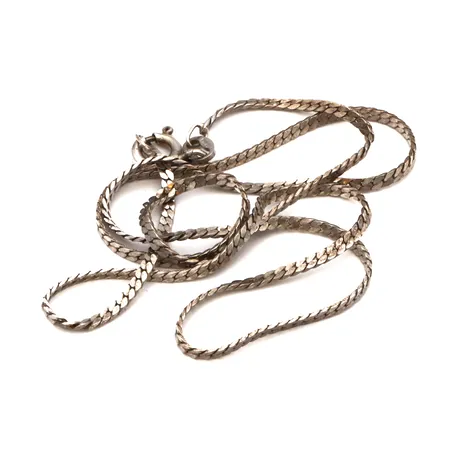 Viallinen kaulaketju, 925,  Paino: 3 g