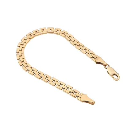 Ranneketju, pituus 185mm, leveys 7mm, lukko 585, ketju 750,  Paino: 11,9 g