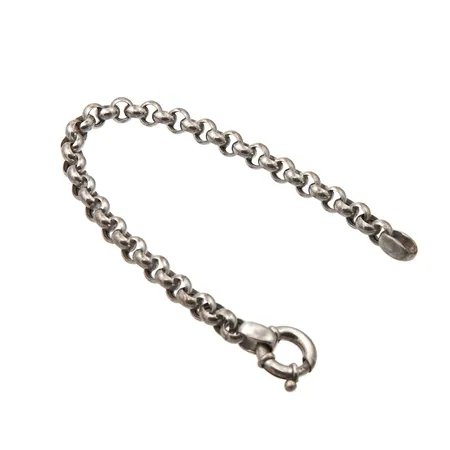 Papuranneketju, pituus 180mm, leveys 6mm, 925, Paino: 9,8 g