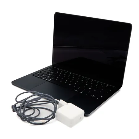 Kannettava tietokone, Apple MacBook Air, M2, 8gt RAM, 256Gt SSD, Midnight, hieman käytön jälkiä, laturi, laatikko, ostokuitti 1store kamppi 1/2023, 