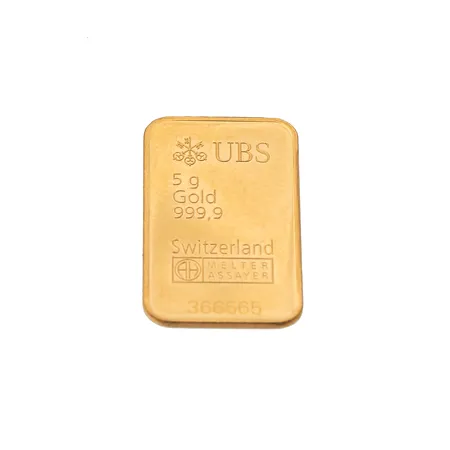 Kultaharkko UBS 366565, 999,  Paino: 5 g