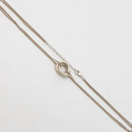 Kaulakoru, pituus 45-50cm, 925, Paino: 11,4 g