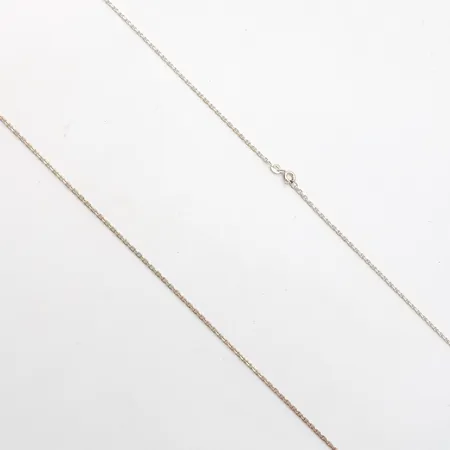 Ankkurikaulaketju, pituus 90cm, 925, Paino: 9 g