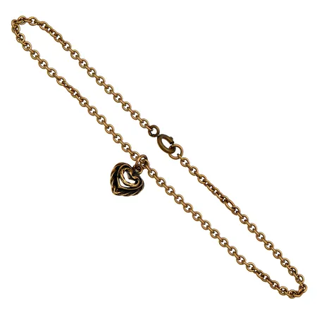 Nilkkaketju, Kalevala Koru, Talon sydän, pituus 22-24cm, korkeus 15mm, leveys 10mm, pronssi Paino: 0 g