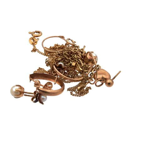 Viallisia kultakoruja, 585br,  Paino: 11,8 g