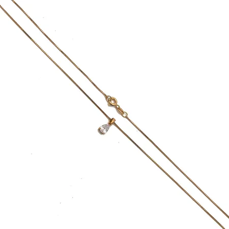 Kaulakoru, pituus 50cm, Kultajousi Oy, 925br, Paino: 2,4 g